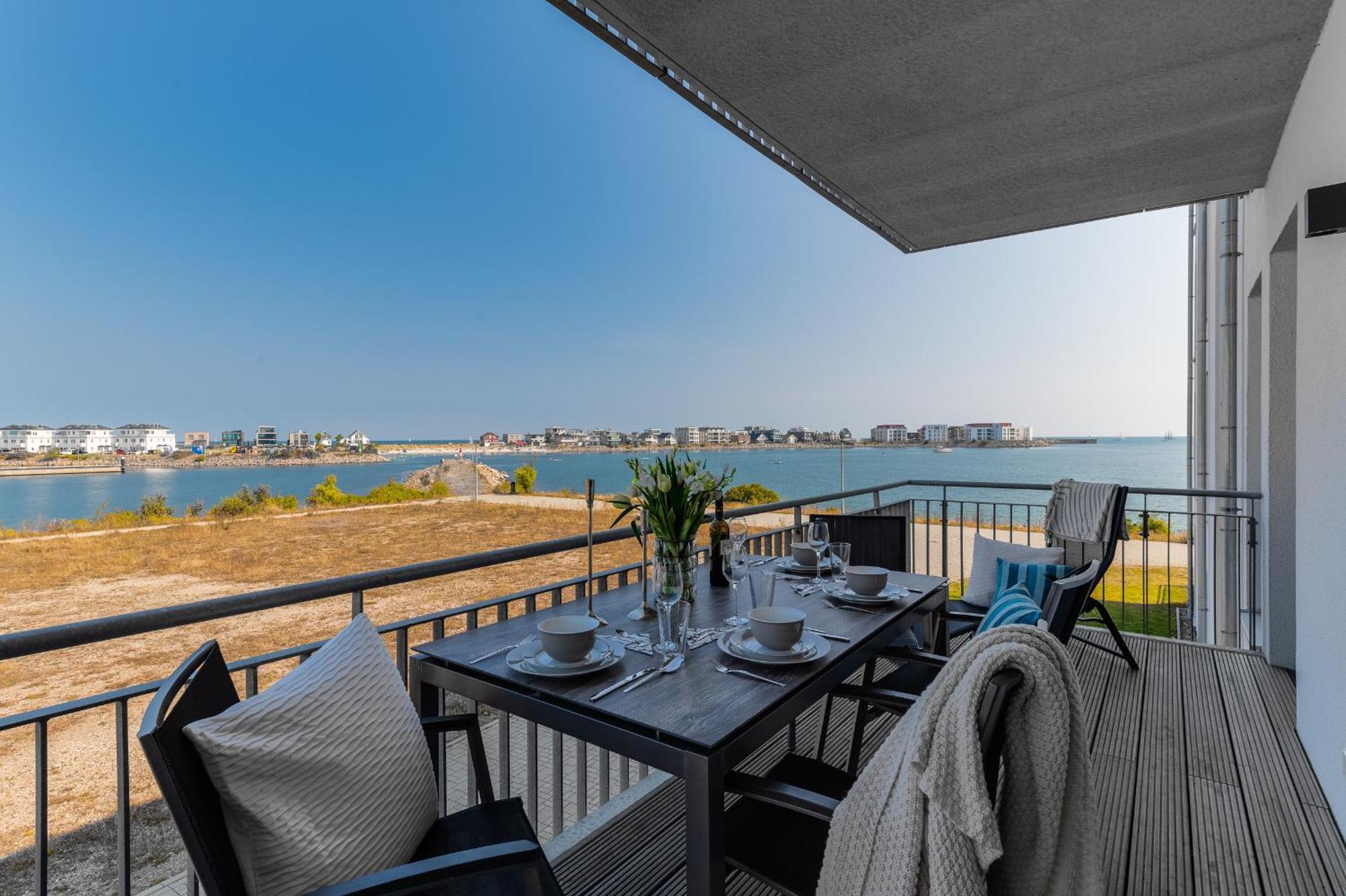 Ocean Star- 1 Og, Balkon, Hafenblick, Kamin Daire Olpenitz Dış mekan fotoğraf